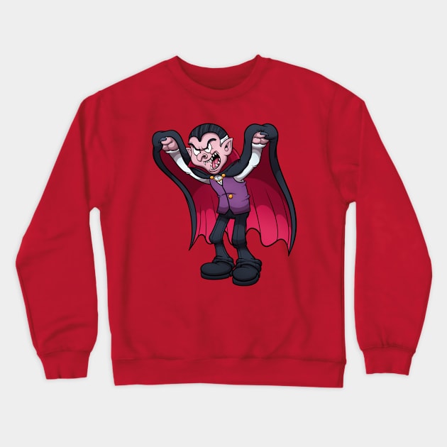 Vampire Scaring You Crewneck Sweatshirt by TheMaskedTooner